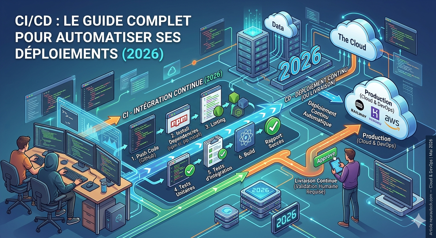 CI CD guide automatiser déploiements 2026