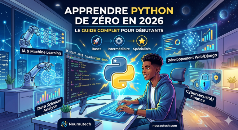 Apprendre Python en 2026 : guide complet pour débutants (de zéro)