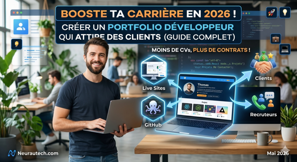 portfolio développeur guide créer 2026